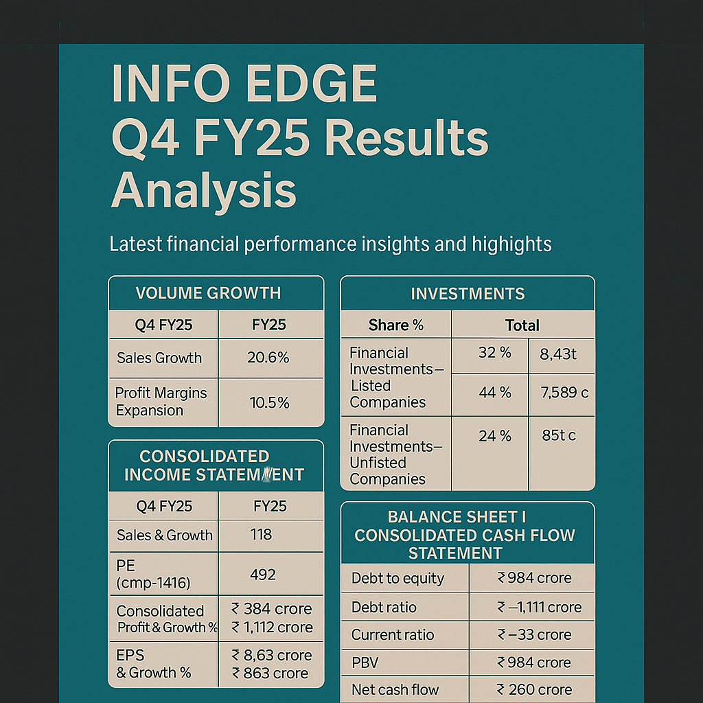 Info Edge Q4 FY25 Results: Revenue, EPS, Investments & Segment Insights for Investors